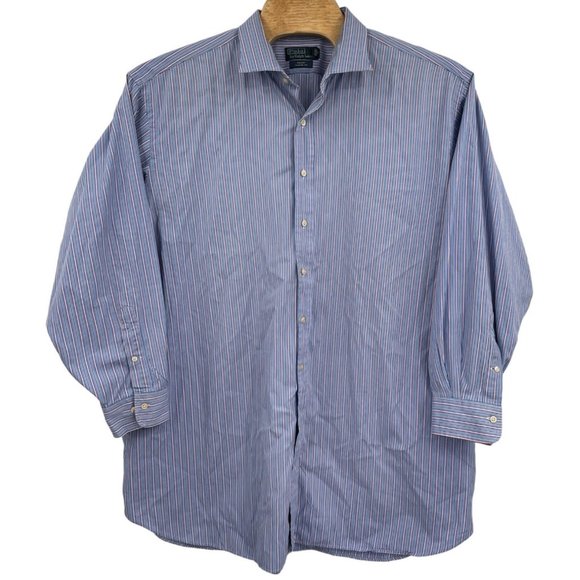 Polo Ralph Lauren Regent Men's Long Sleeve Classic Fit Size 21 36/37 Tall - Picture 2 of 6